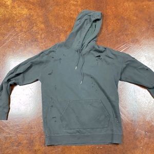 Distressed Yeezy style hoodie